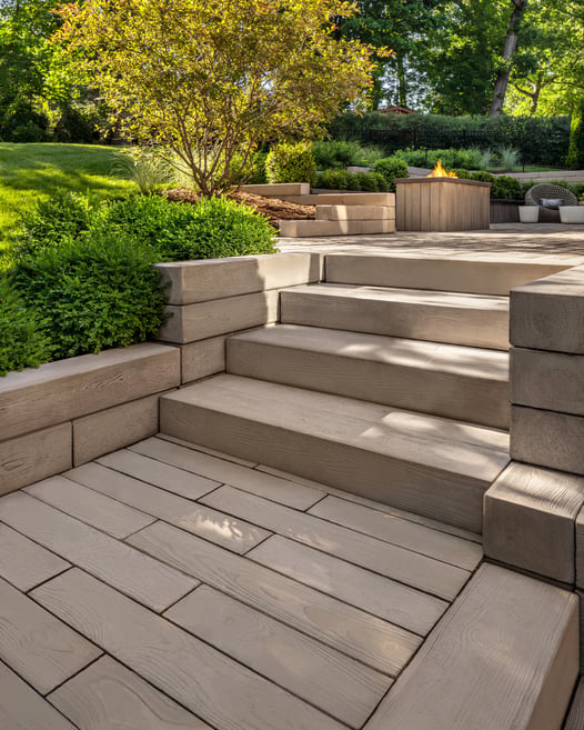 Backyard patio design