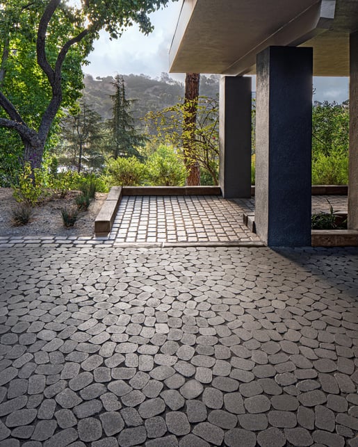 Backyard walkway design