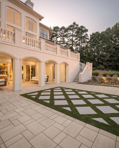 Backyard patio design