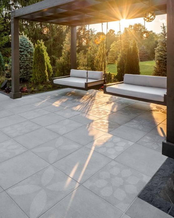 Backyard courtyard design