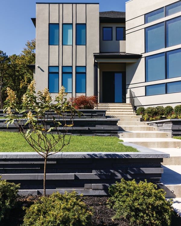 Front-yard-Graphix-retaining-walls