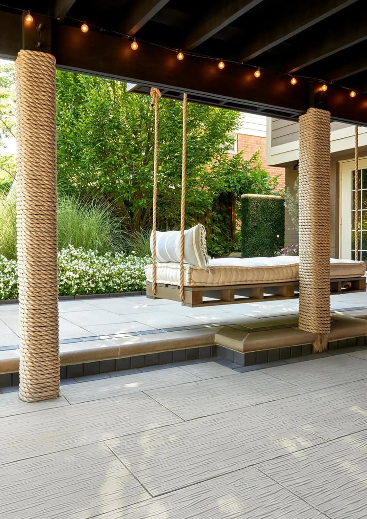 Ocean Grande patio slab in Beige Cream