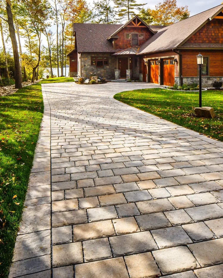 Our Pure paver in a driveway application
