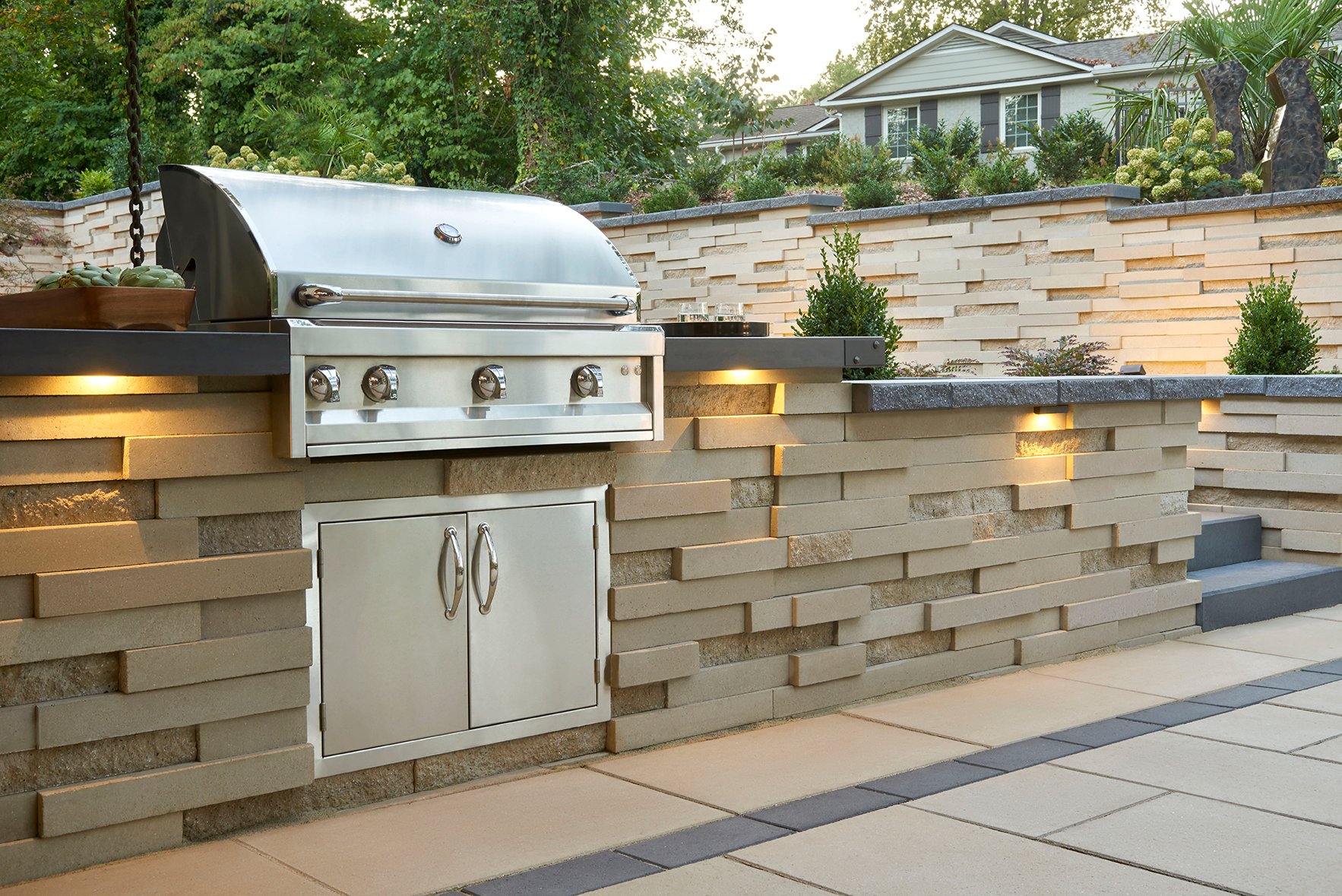 10 Outdoor Kitchen Countertop Ideas And Installation Tips   Stainless F V2 2020 US071 DSC9983 1 