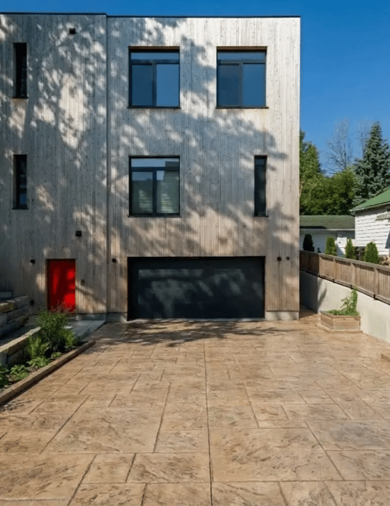 Stamped Concrete Driveway