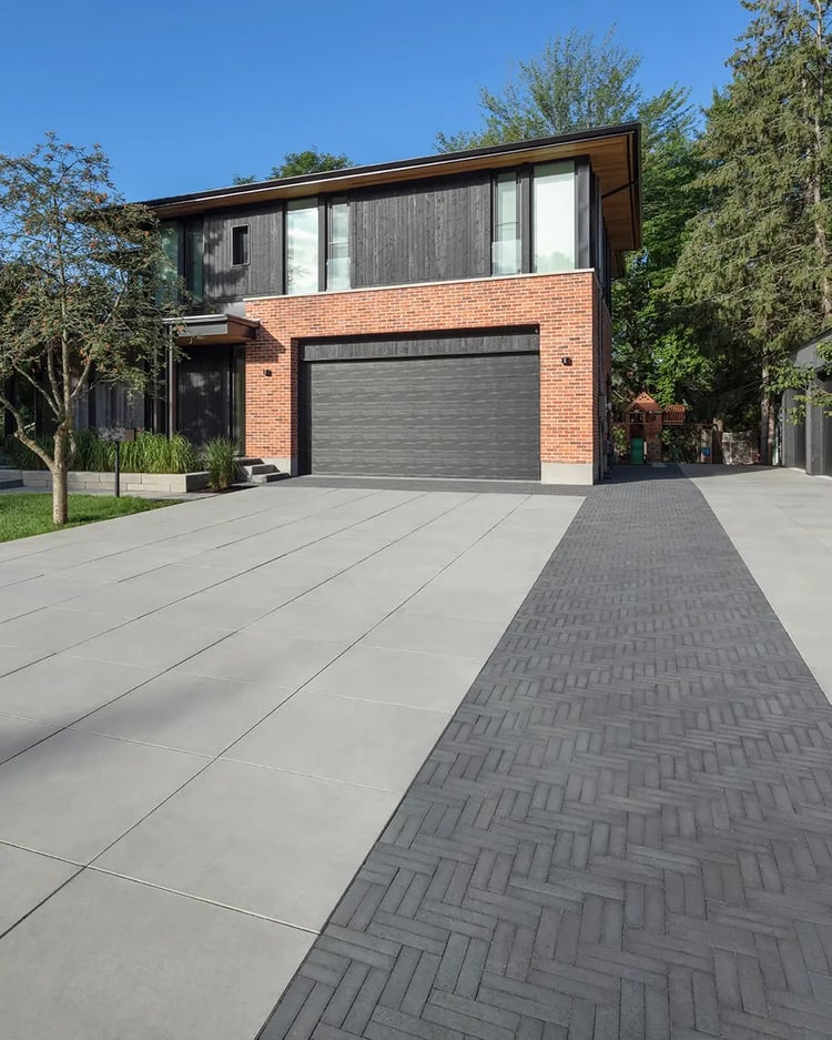 Our Westmount paver in a driveway application